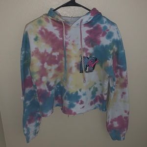 MTV crop top hoodie
